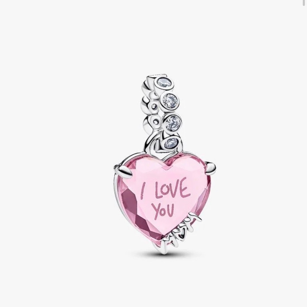 Pandora I Love You Mom Dangle Charm